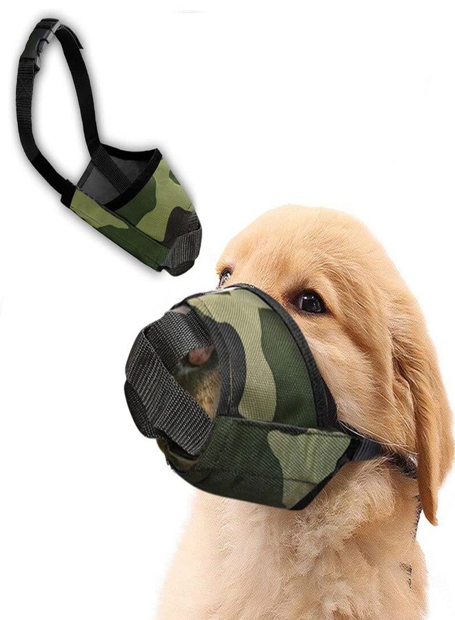Sage Square Dog Army Muzzle - Army Printed Dog Mouth Muzzle for Superior Comfort and Conquer Safety and Style,Unleash The Power of Protection for Your Army Canine Companion (Small) - Image 1